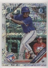 2019 Bowman Draft Chrome Sparkles Refractor Dasan Brown #BDC-63 0c6