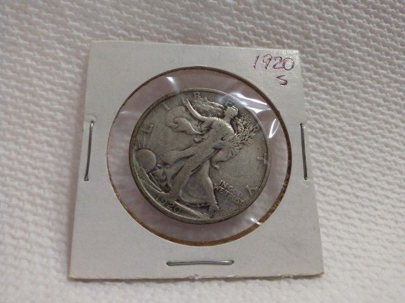 1920-S Walking Liberty Half Dollar F - Fine - San Francisco - 90% Silver