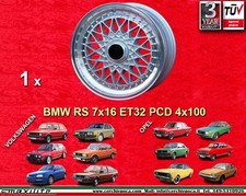 1 Cerchio Super RS BBS style 7x16 ET32 Volkswagen Golf Opel wheels Felge jante