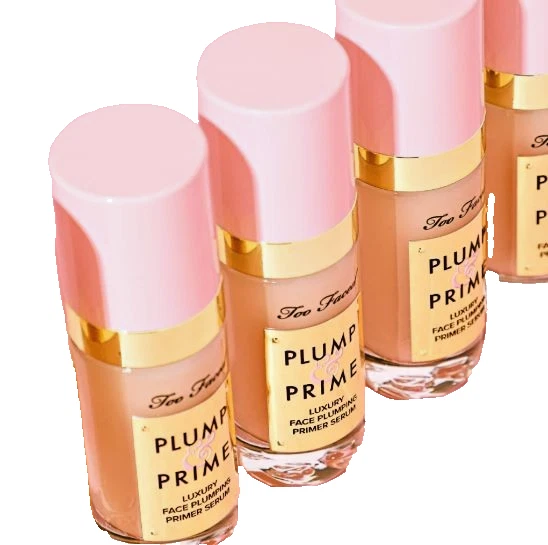 Too Faced Plump & Prime Luxury Primer Serum 1oz/30mL Visibly Lifts & Fills New - Image 4 of 4
