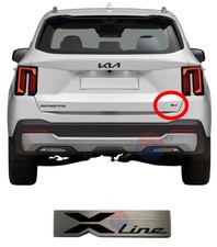 Genuine OEM Matte Silver Rear Emblem X Line 86315 P2700 ~ Kia Sorento 21~26+