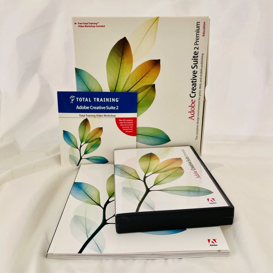 Vtg Adobe Creative Suite 2 Premium Education for Apple Mac Complete 6 Disc Set - Image 2 of 4