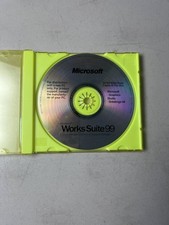 Microsoft Works Suite 99 Home PC Software CD-ROM 1999