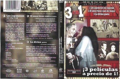 La Divina Garza, Los Japoneses No Esperancen  Dvd 3 En 1 Películas