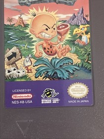 Bonk's Adventure (Nintendo NES) Action & Adventure Video Game Cartridge & Box