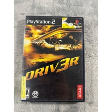 Driv3r Driver 3 Sony PlayStation 2 PS2 Atari 2004 CIB Complete with Manual