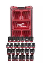 Milwaukee Tool 49-66-6804 27 Pc Shockwave Impact Duty 1/2 In  Drive Sae & Metric