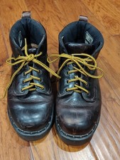 Vintage Dr Martens 8235 Made In England Black Boots Fits US Women 7 / Men 6