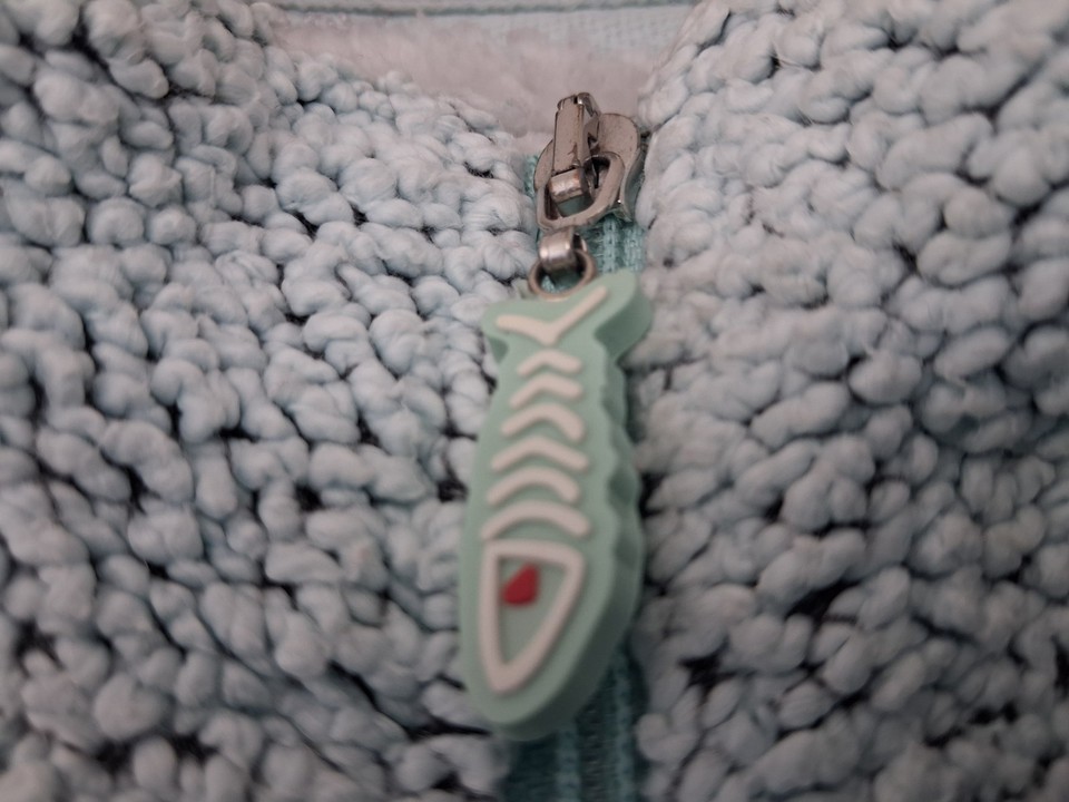 Weird Fish Macaroni Full Zip Jacket fleece lined mint coulour Size S ...