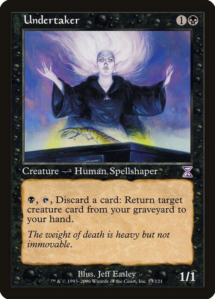 2006 Magic: The Gathering: Timeshifted - Undertaker (#53, S, Moderately Played)