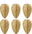 6 Pack Wasp Nest Decoy Outdoor Hanging Fake Bees Hornet Nest Traps