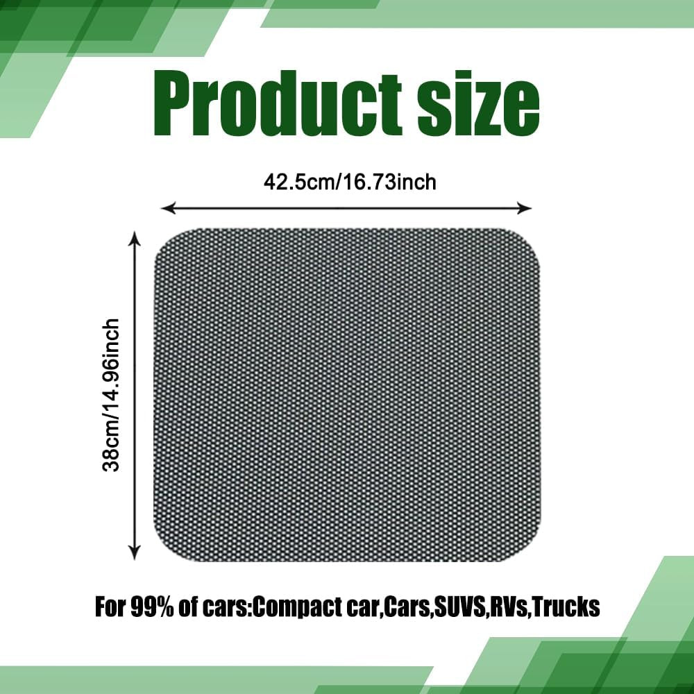 4PCS Car Side Window Sunshade, Static Cling Auto Shade Sticker to Block Sun Glar