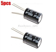 5pcs 1000uf 35V 13X21MM Electrolytic Capacitor New Ice ea