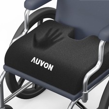 AUVON Wheelchair Seat Cushions 18"x16"x3" for M 18x16x3in , Black