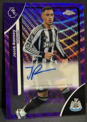 2026 Topps Chrome Premier League Newcastle Jacob Ramsey Auto