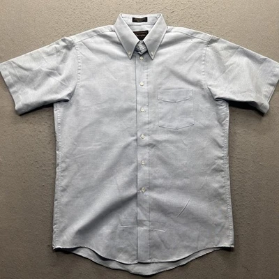 Barrington Men's 16 Light Blue Short Sleeve Button Down - Image 1 of 4