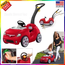 Step2 Whisper Ride II Buggy Red Kids Toddlers Push Car Ride on Toys Wagon Cart