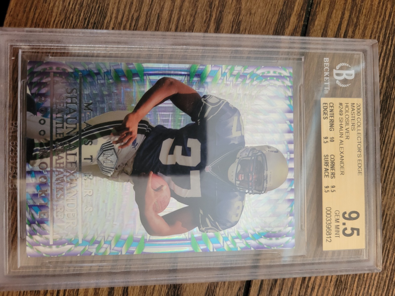 Shaun Alexander Collector's Edge Masters #249 Base