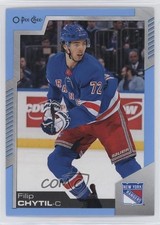 2020-21 O-Pee-Chee Blue Border Filip Chytil #28 o6b