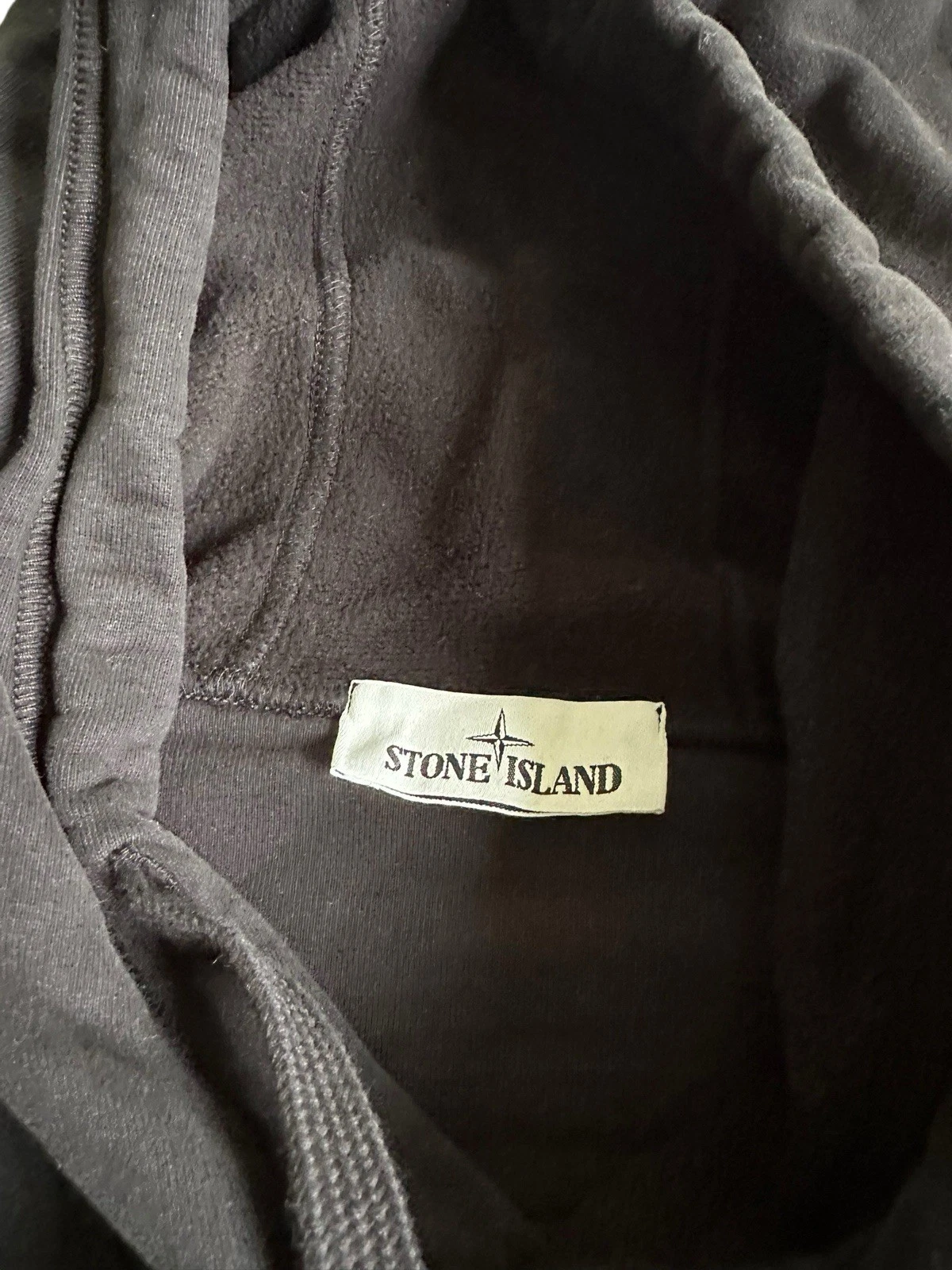 Stone Island Garment Dashi Compass Patch Felpa con Cappuccio Uomo Adulti Taglia XL