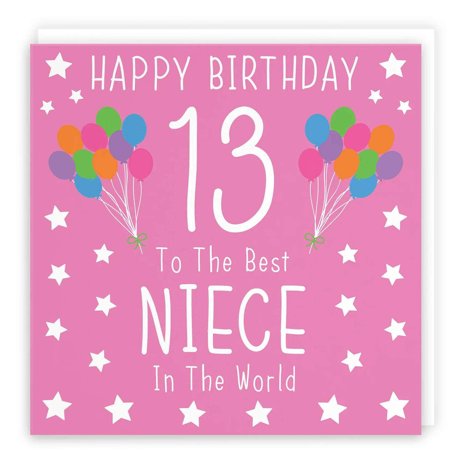 13th Niece Birthday Card Iconic