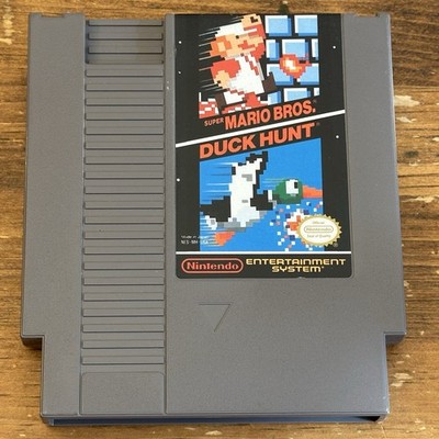 Super Mario Bros/Duck Hunt original NES Nintendo game cart tested working + more