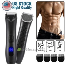 Manscape Groin Hair Trimmer for Men's Electric Ball Trimmer Wet/Dry Body Shaver