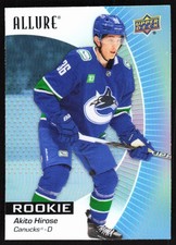 2023-24 Upper Deck Allure Akito Hirose Rookie Vancouver Canucks #146