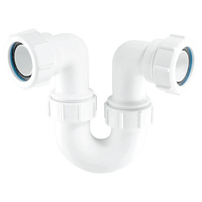 McAlpine SR10 Running Tubular Swivel P Trap - 32 mm 75 mm - BRANDNEU - UK VERKÄUFER