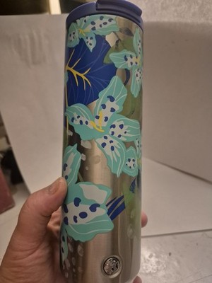 Starbucks Blue, Baby Blue Orchid Stainless Steel Tumbler 16 Oz 2021