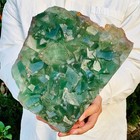 10.91LB Natural Large Particle Cubic Fluorite Crystal Specimen — photo 2
