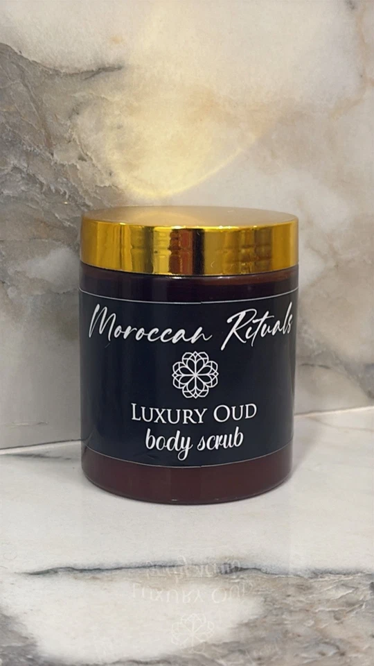 Moroccan Rituals luxury oud body scrub.  - Image 3 of 3