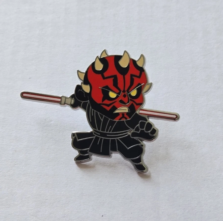 2026 Disney Star Wars Cute Darth Maul Light Side Vs. Dark Side Box Mystery Pin