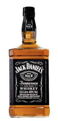 (32,63 /l) Jack Daniels Tennessee Whiskey 40% 3,0l Großflasche
