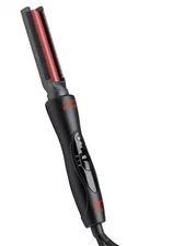 Tyche Root Ease 1/2 in Ceramic Straightener Adjustable Heat Black