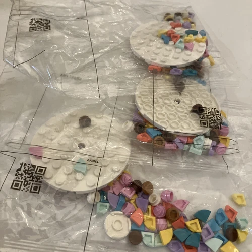 LEGOS DOTS~3 Packages Creative Party Cupcake Replacement Parts~NO CUP NO CANDLE