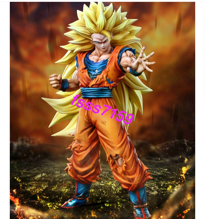 UNO Studio Super Saiyan 3 Son Goku Model in stock Dragon Ball 1/6