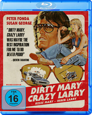 DIRTY MARY CRAZY LARRY Susan George & Peter Fonda KESSE IRRER BLU-RAY NEU