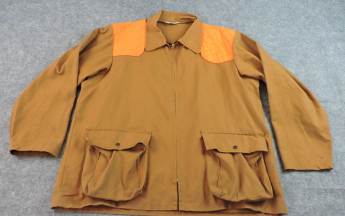 VTG Clarkfield Outdoors Mens 2XL XXL Cotton Canvas Hunting Zip Jacket Made USA - 第 1/18 張圖片