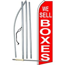 We Sell Boxes Complete Swooper Flag Bundle