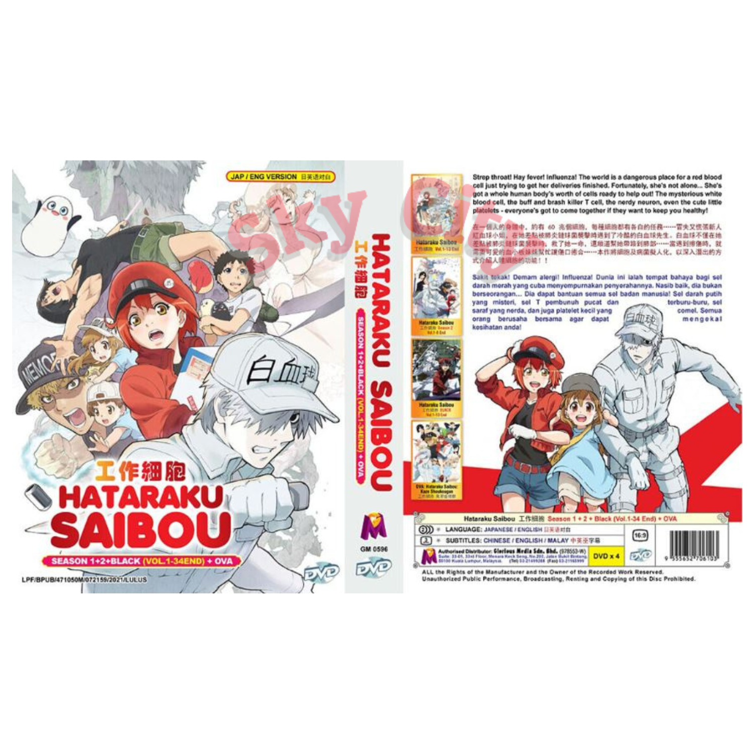 HATARAKU SAIBOU : KAZE SHOUKOUGUN - COMPLETE ANIME MOVIE DVD BOX SET:  : DVD & Blu-ray