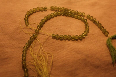 Peridot Strang  Kugel 34cm 4mm - Bild 1 von 4
