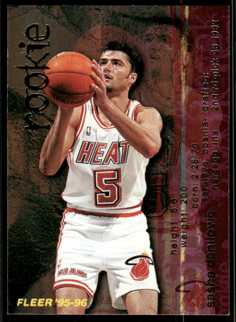 1995-96 Fleer #288 Sasha Danilovic