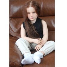 Painted 40in Gabriella Reborn Doll Kit Huge Toddler Girl Unfinished Cloth Body