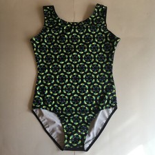 Destira Umbrella Leotard AM Gymnastics Charity Choice Blue Green Tank Leo