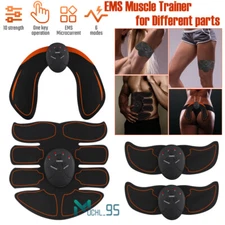 USB Electric Muscle Toner Machine ABS Abdominal Core Stimulator Belt Fat Burner