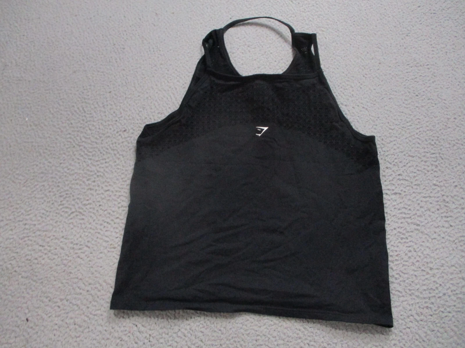 gymshark tank top gym workout train lifting stretch shirt