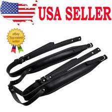 Adjustable Shoulder Strap for 96-120 Bass Accordion Thick PU Leather Belt US
