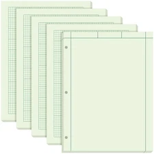 Seajan 5 Pcs Engineering Computation Pad Engineer Pad 8.5 x 11 Inches Enginee...