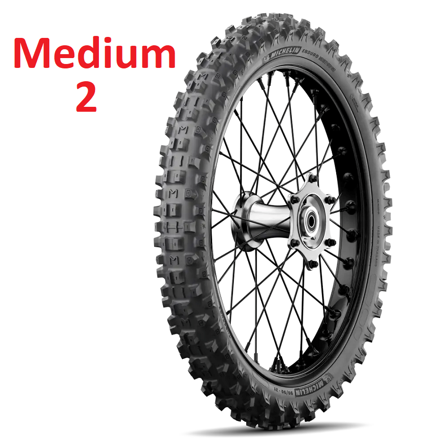 Single Motorcycle Tyre Michelin Enduro 90/90 -21 54R TT Front Medium 2 KTM